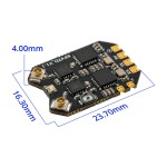 RadioMaster RP4TD ELRS 2.4G diversità doppia Antenna senza equipaggio veicolo aereo modello ala fissa